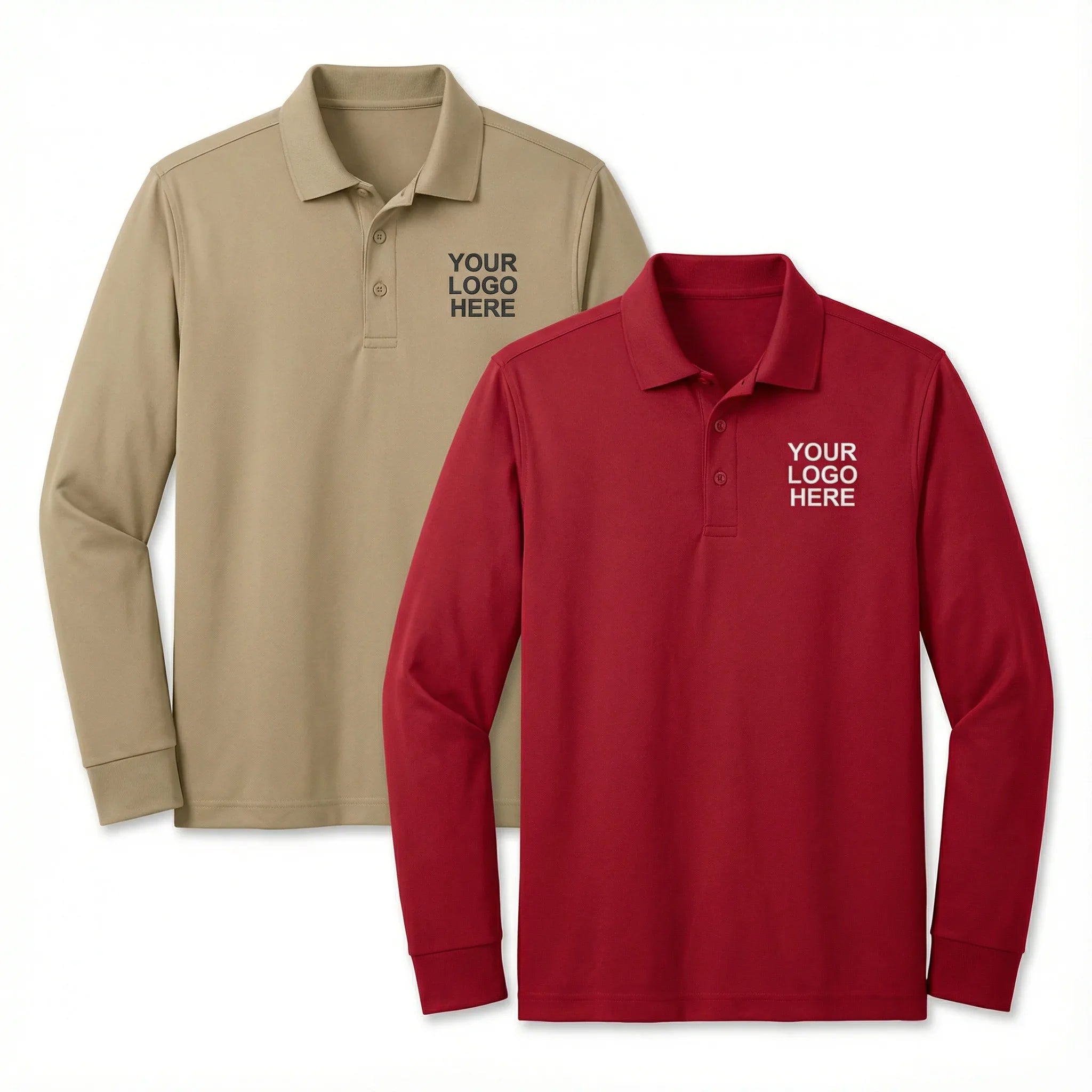 long sleeve polo shirts