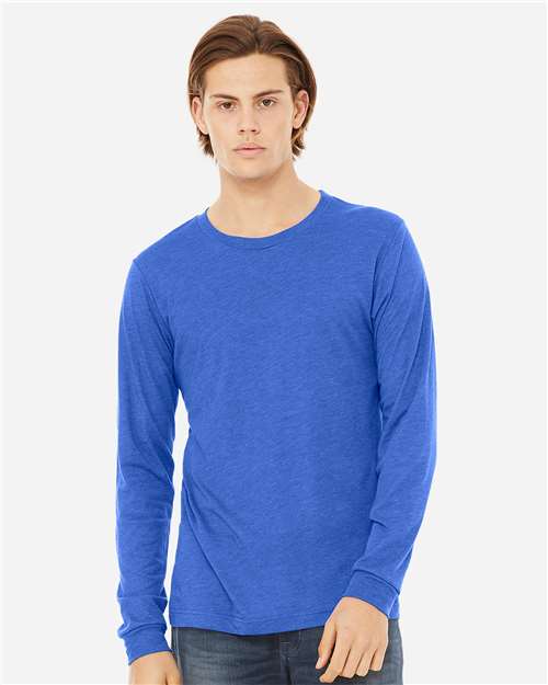 Unisex Triblend Long Sleeve Tee Image 20