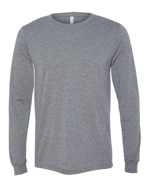 Unisex Triblend Long Sleeve Tee Image 9