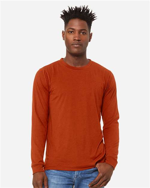 Unisex Triblend Long Sleeve Tee Image 5
