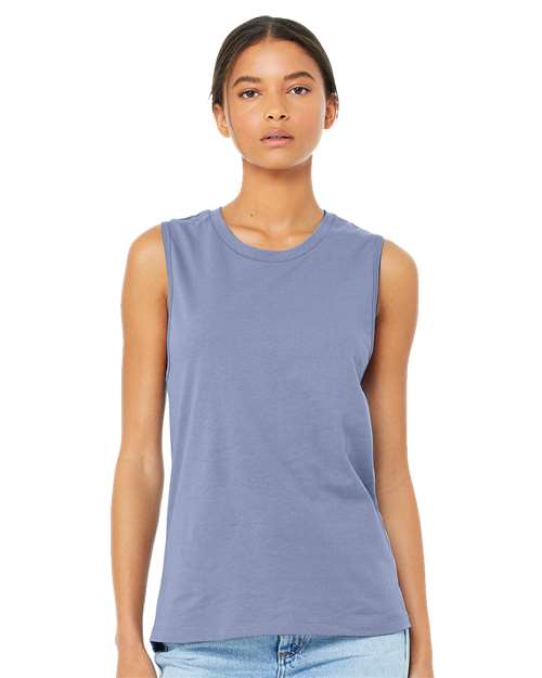 Women's Jersey Muscle Tank Image 10