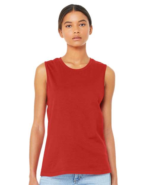 Women's Jersey Muscle Tank Image 16