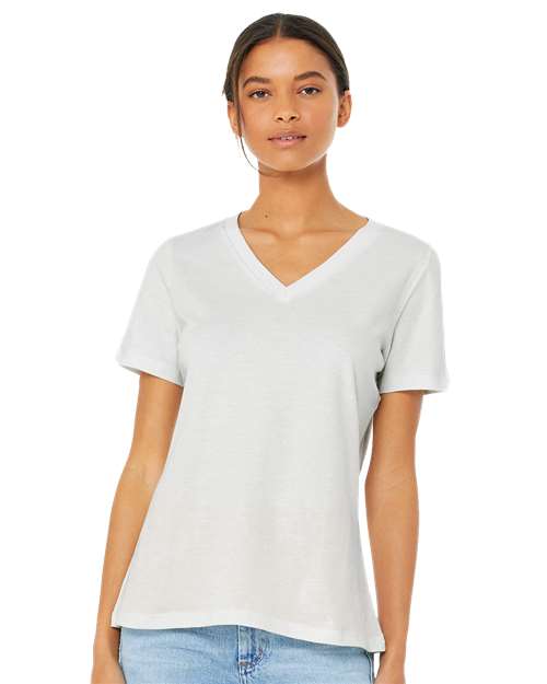 Women’s Relaxed Jersey V-Neck Tee Image 19