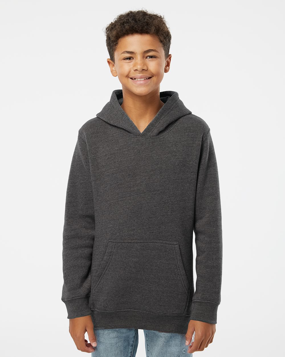 Youth Triblend Fleece Hooded Sweatshirt
