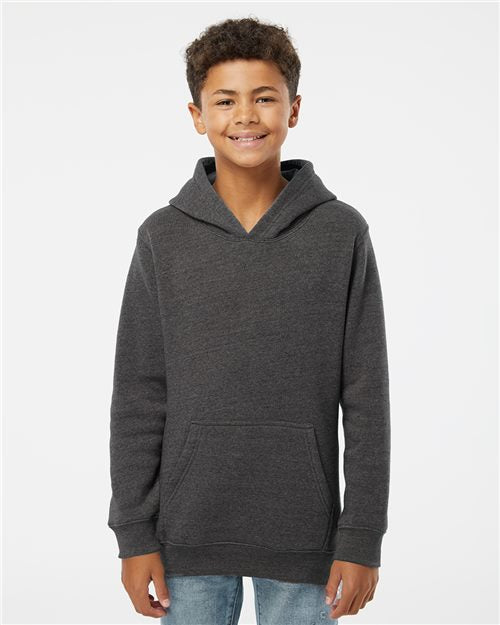 Youth Triblend Fleece Hooded Sweatshirt Image 1