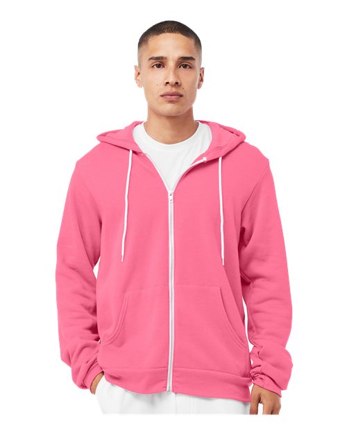 Unisex Sponge Fleece Full-Zip Hoodie Sweatshirt Image 18