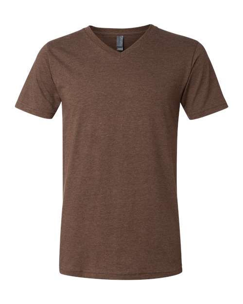 Unisex Heather CVC V-Neck Tee Image 6