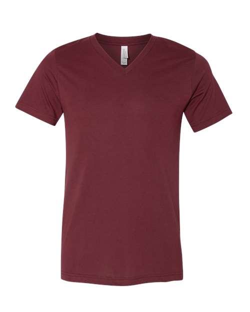 Unisex Heather CVC V-Neck Tee Image 7