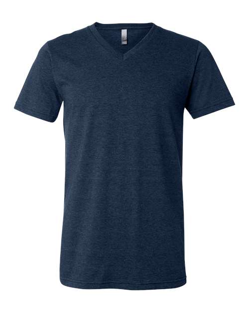 Unisex Heather CVC V-Neck Tee Image 13