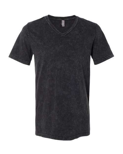 Unisex Textured Jersey V-Neck Tee Image 4
