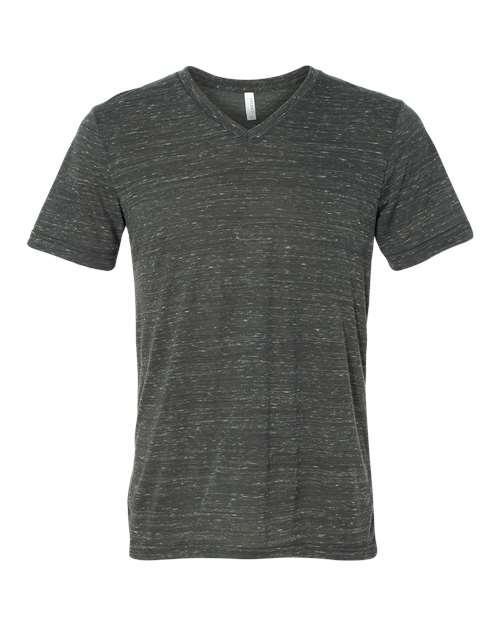 Unisex Textured Jersey V-Neck Tee Image 6