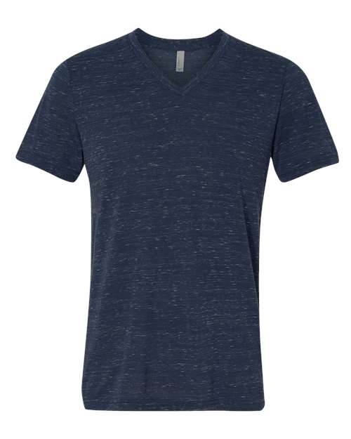 Unisex Textured Jersey V-Neck Tee Image 10