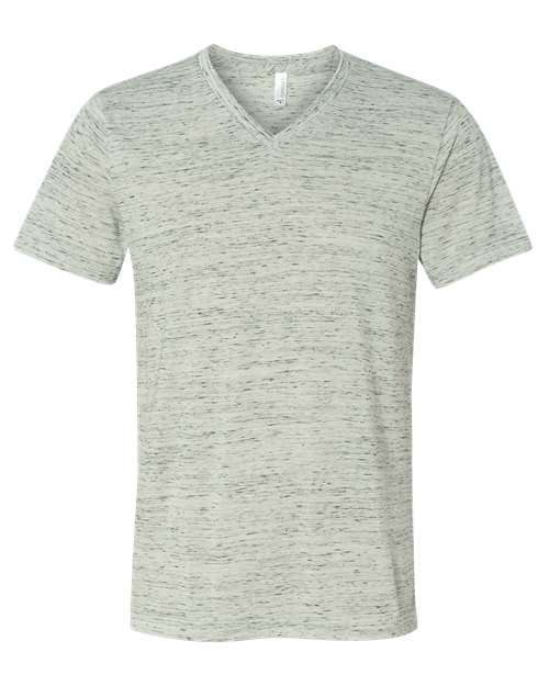 Unisex Textured Jersey V-Neck Tee Image 16