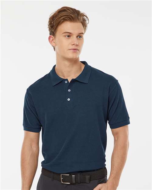 Men's 50/50 Sport Pique Polo Image 7