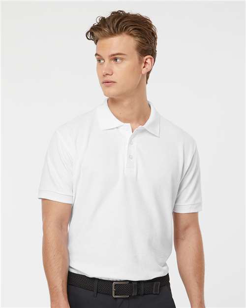 Men's 50/50 Sport Pique Polo Image 8