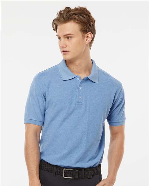 Men's 50/50 Sport Pique Polo Image 4