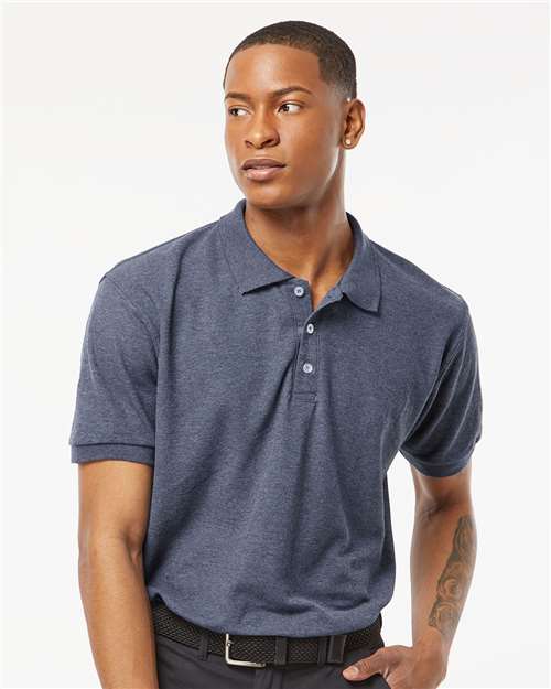Men's 50/50 Sport Pique Polo Image 5