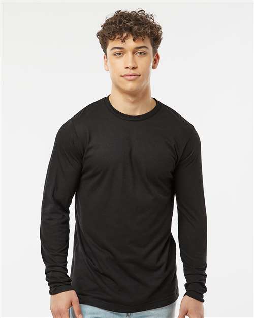 Unisex Poly-Rich Long Sleeve T-Shirt Image 2