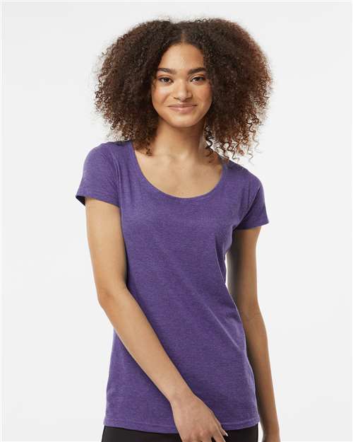 Women's Poly-Rich Scoop Neck T-Shirt Image 4