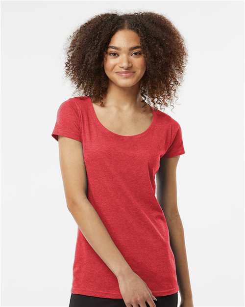 Women's Poly-Rich Scoop Neck T-Shirt Image 5