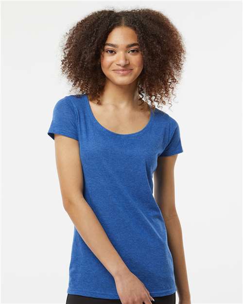 Women's Poly-Rich Scoop Neck T-Shirt Image 6