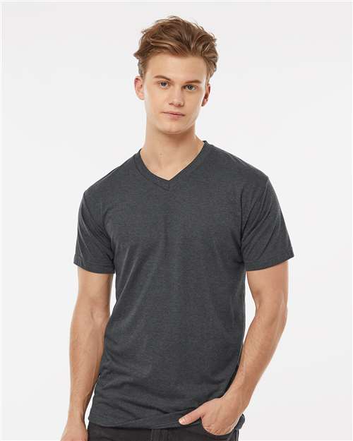 Men's Poly-Rich V-Neck T-Shirt Image 4
