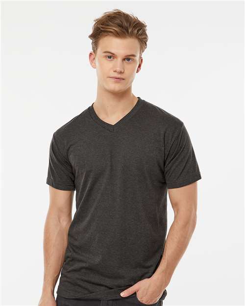 Men's Poly-Rich V-Neck T-Shirt Image 5