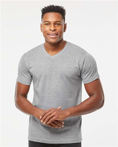 Men's Poly-Rich V-Neck T-Shirt Image 6