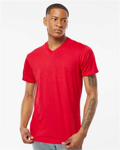 Men's Poly-Rich V-Neck T-Shirt Image 10
