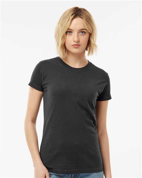 Women's Fine Jersey Slim Fit T-Shirt Image 7