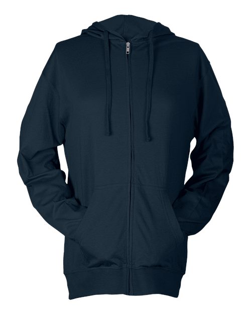 Unisex Beach Full-Zip Hooded Long Sleeve T-Shirt Image 6