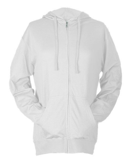 Unisex Beach Full-Zip Hooded Long Sleeve T-Shirt Image 7