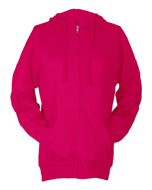 Unisex Beach Full-Zip Hooded Long Sleeve T-Shirt Image 4