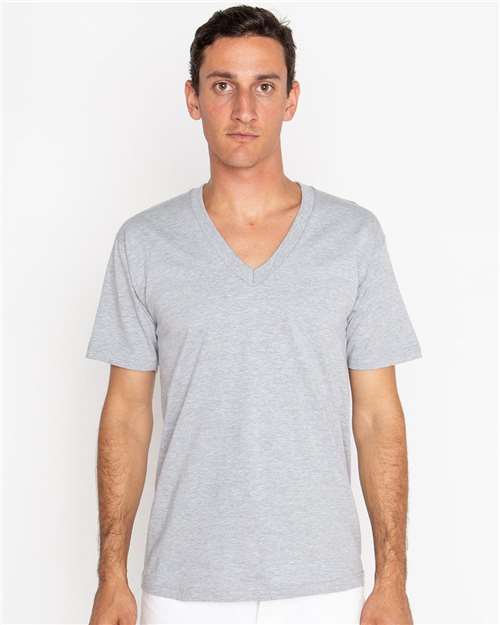 Unisex USA-Made Fine Jersey V-Neck T-Shirt Image 5