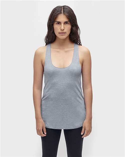 Women's USA-Made Triblend Racerback Tank Top Image 2