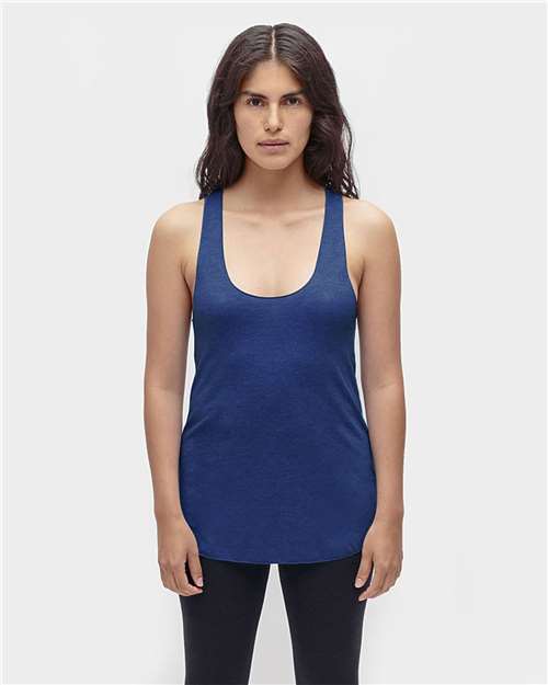 Women's USA-Made Triblend Racerback Tank Top Image 4