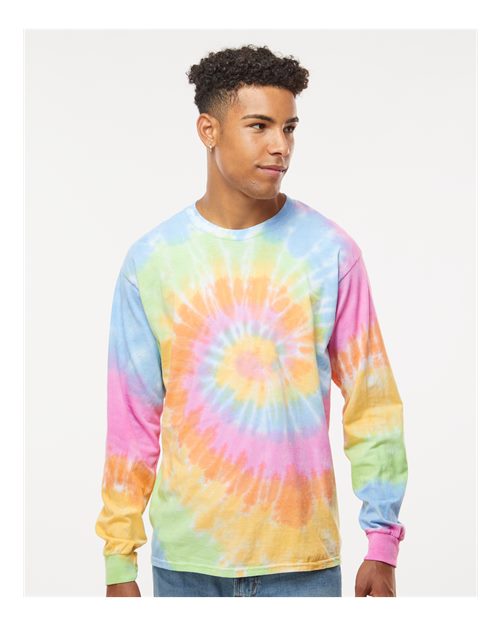 Unisex Tie-Dyed Long Sleeve T-Shirt Image 6
