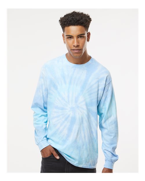 Unisex Tie-Dyed Long Sleeve T-Shirt Image 8