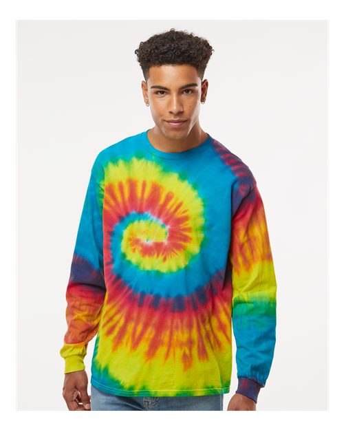 Unisex Tie-Dyed Long Sleeve T-Shirt Image 11
