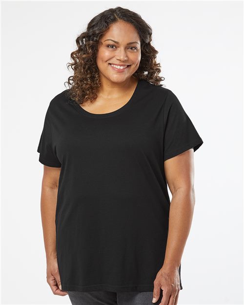 Women's Curvy Collection Fine Jersey Tee