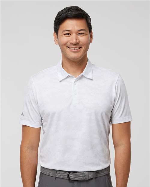 Men's All Over Camo Print Polo Image 6