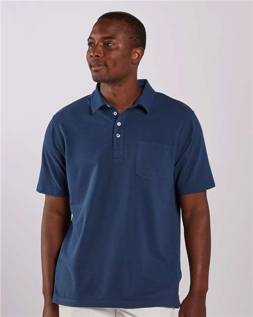 Men's Pique Polo Image 3