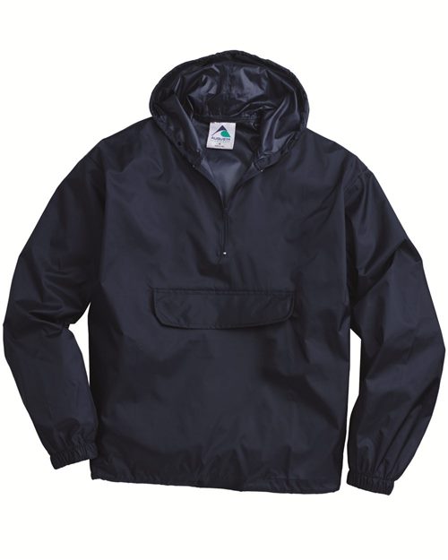 Unisex Packable Half-Zip Hooded Pullover Jacket Image 1