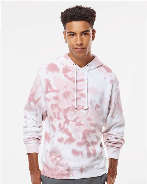 Men's Tie-Dyed Fleece Hooded Sweatshirt Image 3