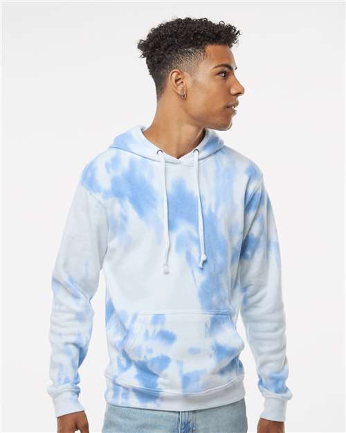 Men's Tie-Dyed Fleece Hooded Sweatshirt Image 7