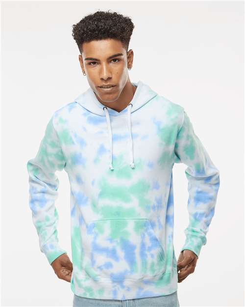 Men's Tie-Dyed Fleece Hooded Sweatshirt Image 5