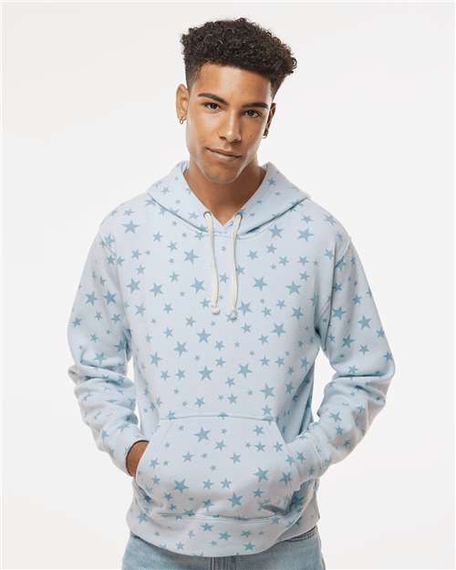 Men's Triblend Fleece Hooded Sweatshirt Image 11