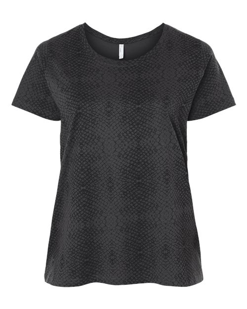 Women's Curvy Collection Fine Jersey Tee