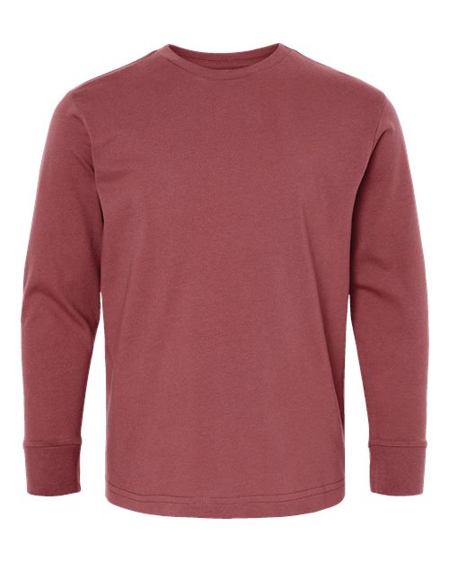 Youth Fine Jersey Long Sleeve Tee Image 17