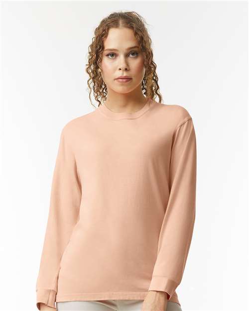 Unisex Garment-Dyed Heavyweight Long Sleeve T-Shirt Image 39